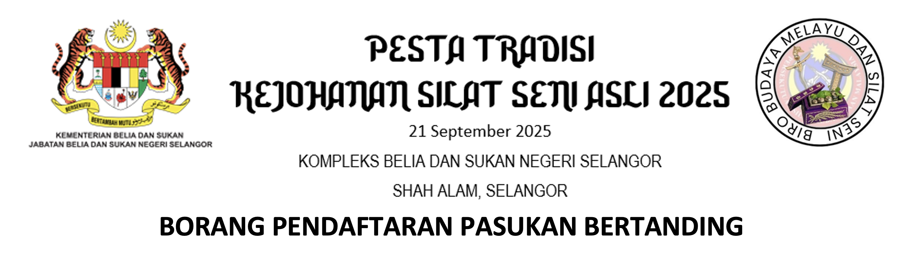 Banner Kejohanan Silat
